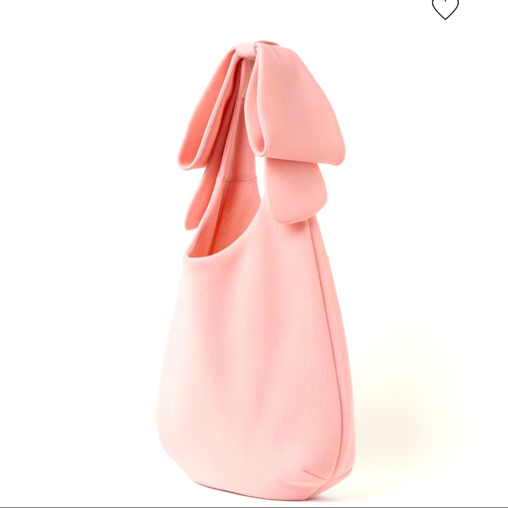 Simone Rocha x H&M large pink shopper bag with bow